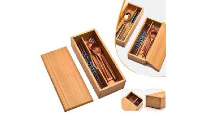  Spoon And Chopsticks Box With Drawers