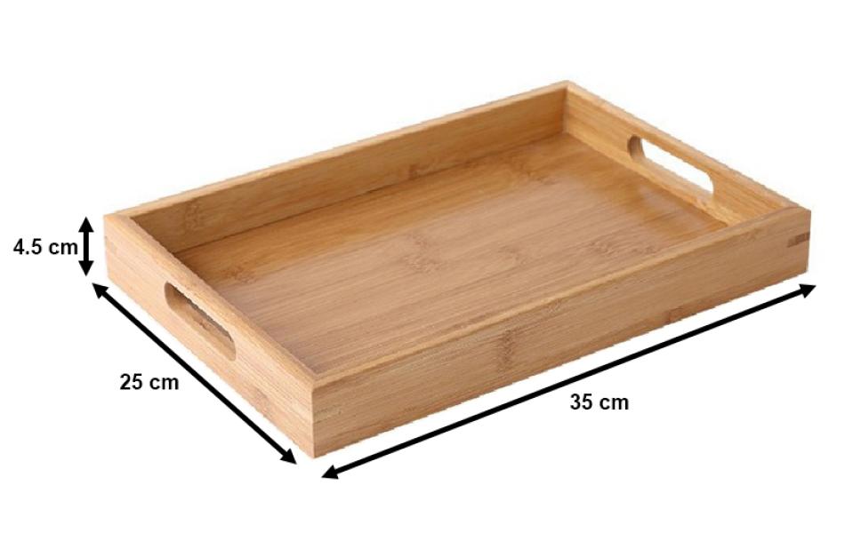  Rectangular Bamboo Tray