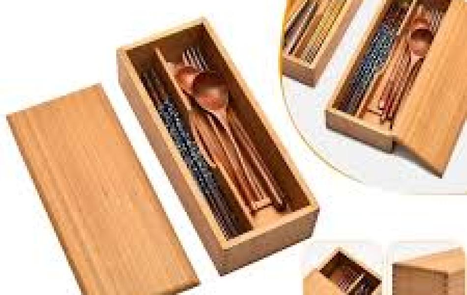  Spoon And Chopsticks Box With Drawers